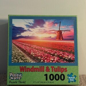 Puzzle Mate “Windmill & Tulips” Puzzle
